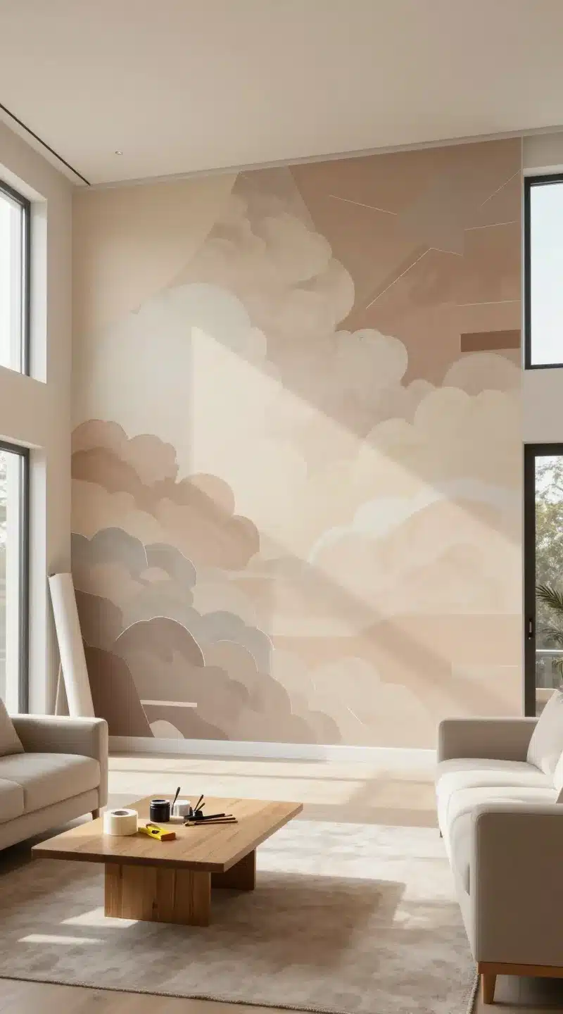 Statement Wall Mural (No Wallpaper Required)