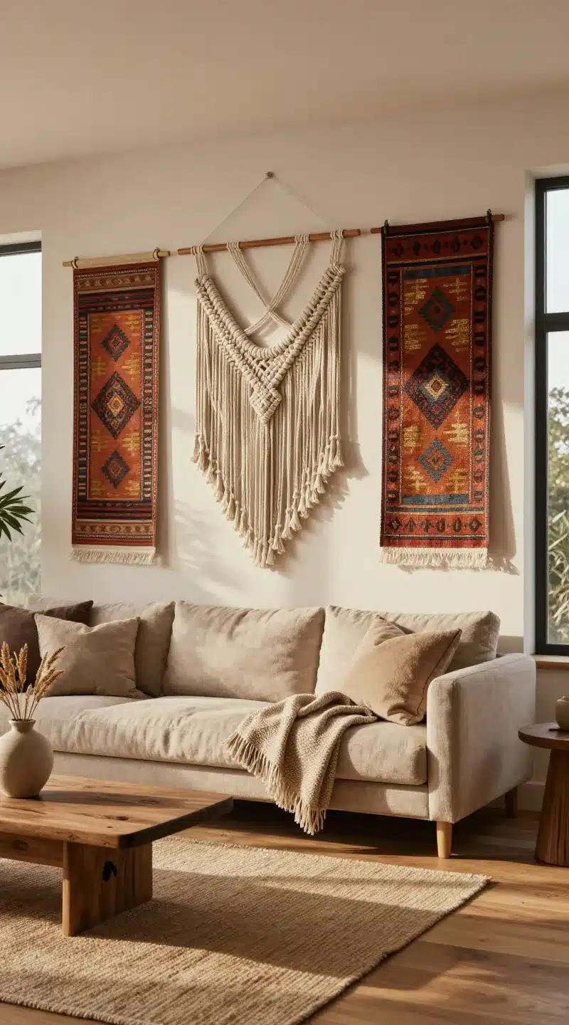 Textured Wall Hangings and Tapestries