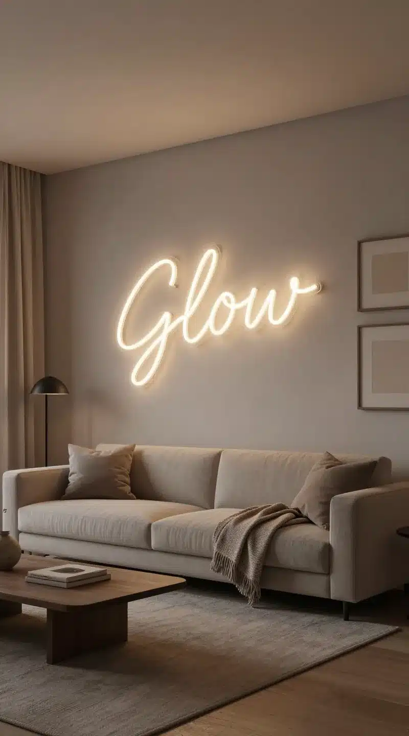 Neon or LED Script Signs