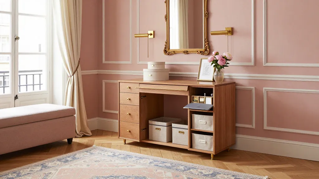 Parisian Petite Suite With Hidden Desk