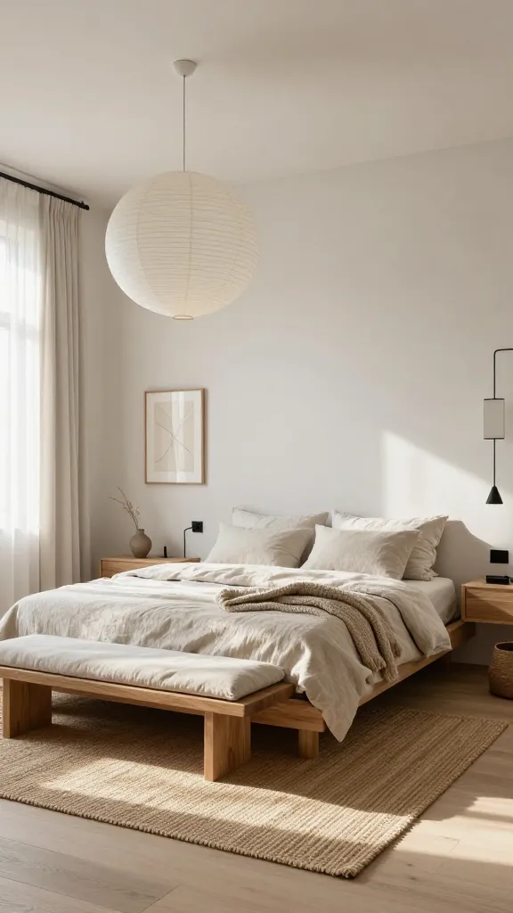 Sun-Washed Minimalist Sanctuary With Natural Linen